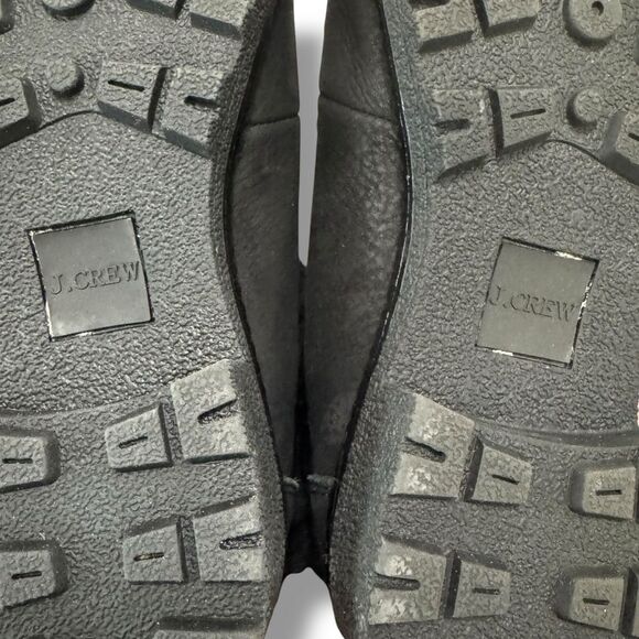 J.Crew Women’s Nordic Snow Hiker Boots Black Shearling Size 8M - Picture 10 of 11